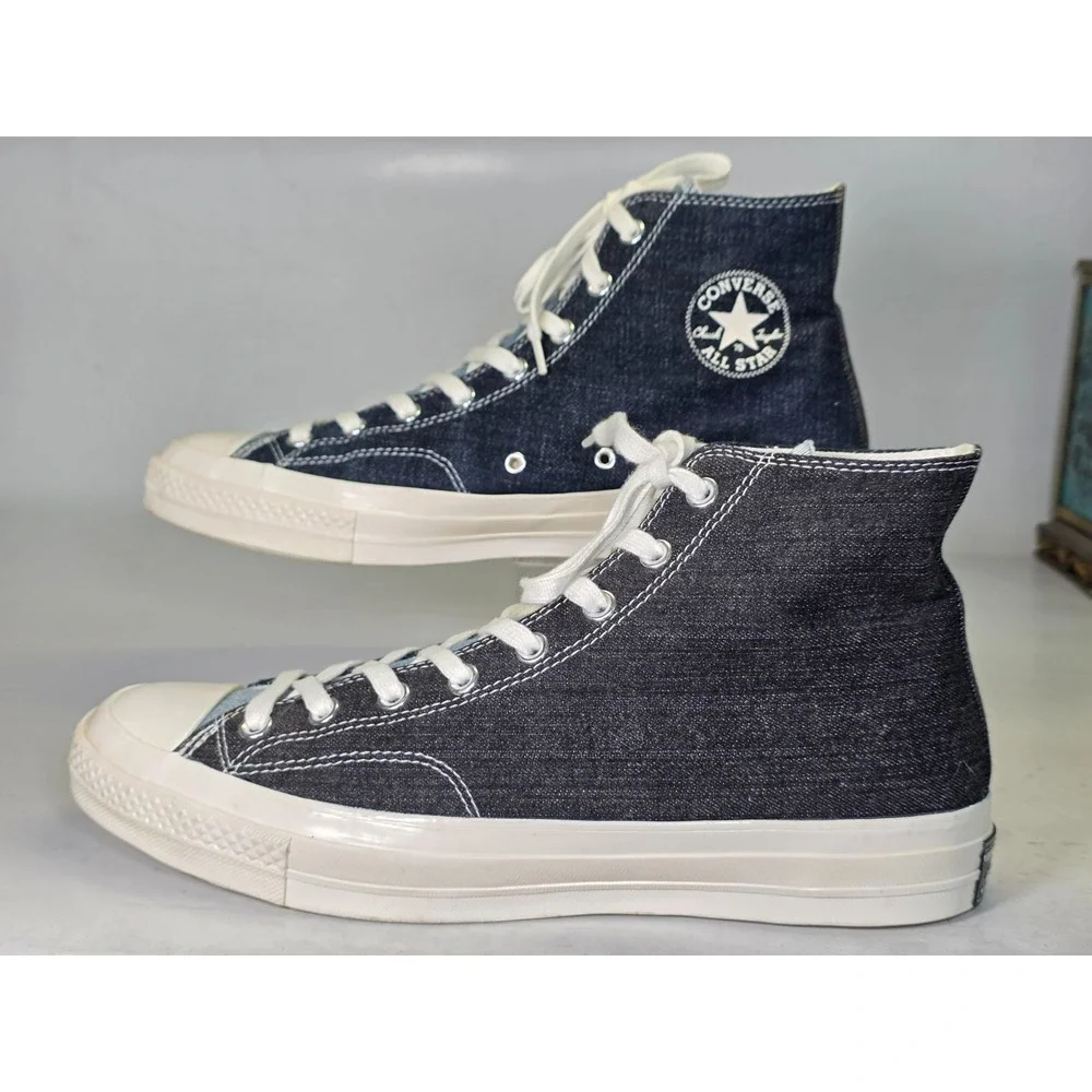 Converse Chuck Taylor All Star 70 Mens Size 11.5 Womens 13.5 Blue Black Sneakers - Picture 3 of 16